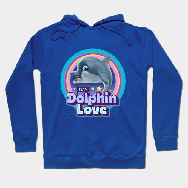 Dolphin love Hoodie by Puppy & cute